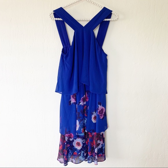 Badgley Mischka Popover Ruffle Mini Dress - Picture 7 of 13